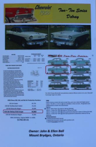 Feature Car - 2023-07-27 - 1956 Chevrolet Two-Ten Series Delray - John & Ellen Ball