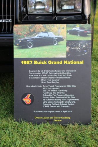 Feature Car - 2024-09-12 - 1987 Buick Grand National - Jason Goulding