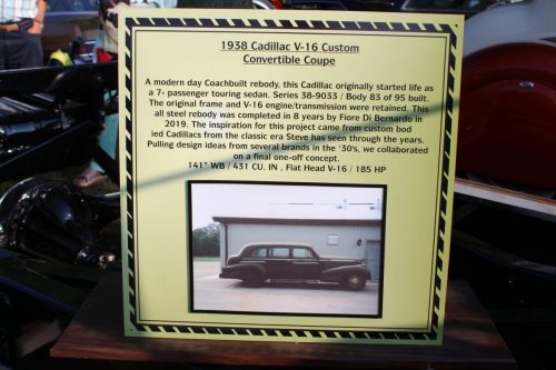 Feature Car - 2025-09-18 - 1938 Cadillac Custom Convertible Coupe - Steve Plunkett